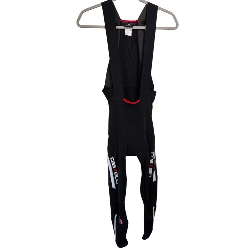 Castelli Rosso Corsa Cycling Bib Bibtight Knickers Men's XXL Fleece Progetto X2